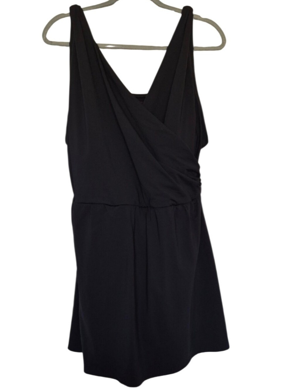 NWT Lands' End 24W DDD Black Swim Dress One Piece Adjustable Straps